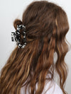 Claw Clip - Acetate Medium Elongated Rectangle - Night Sky