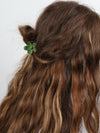 Claw Clip - Small Flower - Jungle Green