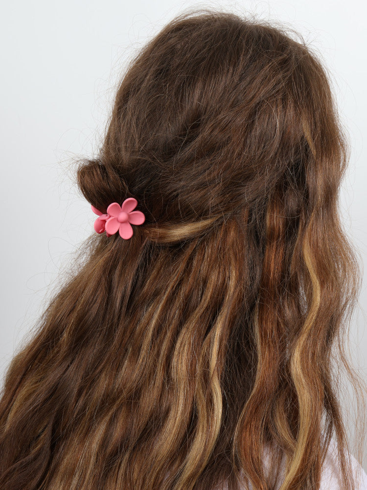 Claw Clip - Small Flower - Watermelon
