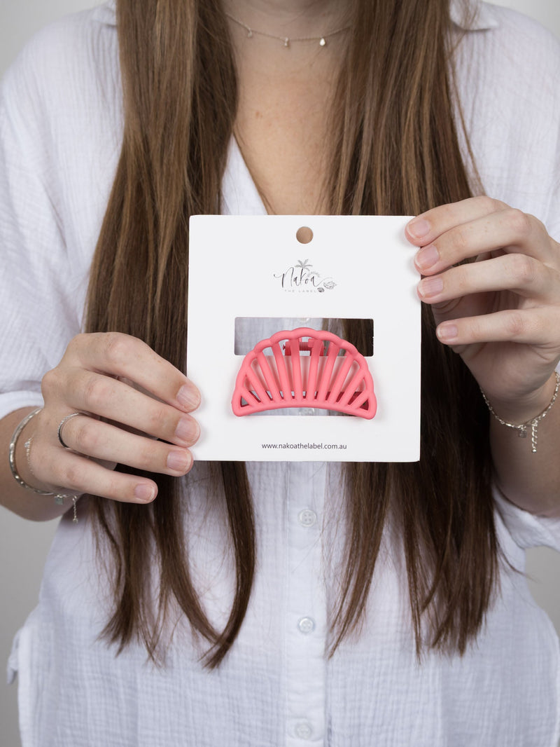 Claw Clip -- Shell - Pink
