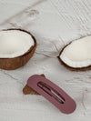 Oval Hair Clip - Large - Fig