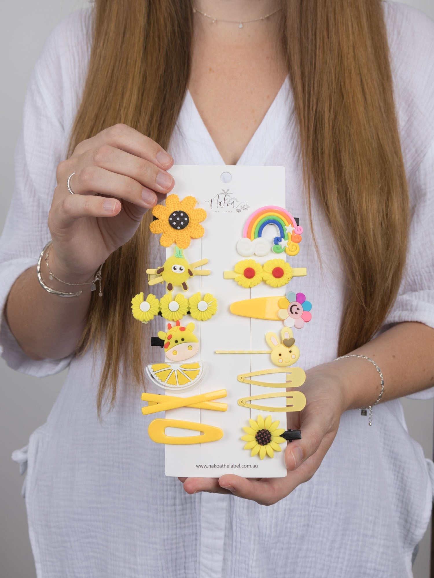 Hair Clips - Set of 14 - Island Time