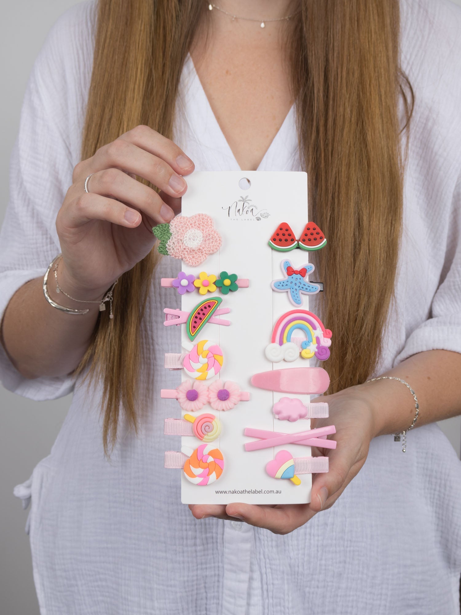 Hair Clips - Set of 14 - Paradise