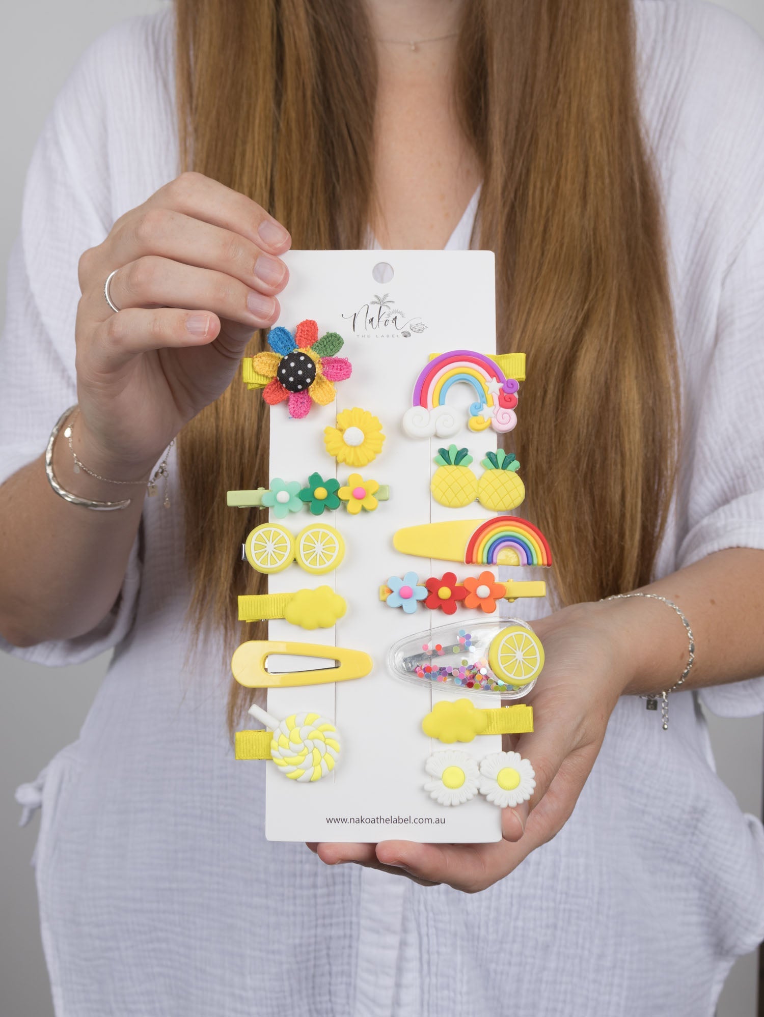Hair Clips - Set of 14 - Summer Breeze