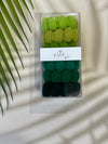 Fluffy Cloud Seamless Hair Ties - Box of 6 - Lagoon