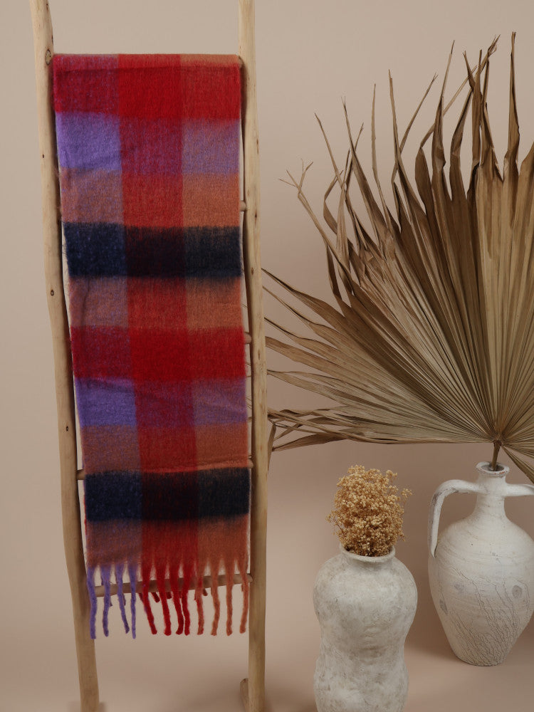 Fluffy Oversized Scarf - Alaska - Candy