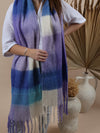 Fluffy Oversized Scarf - Alaska - Periwinkle