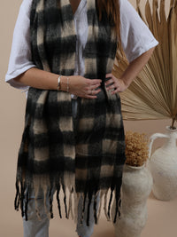 Fluffy Oversized Scarf - Alaska - Galaxy