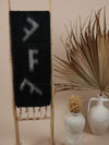 Fluffy Oversized Scarf - Alaska - Black F
