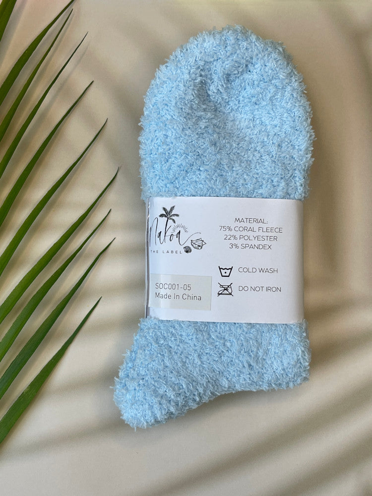 Cosy Lounge Socks - Aspen - Light Blue