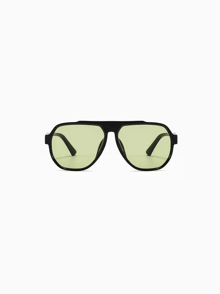 Fashion Sunglasses - Salerno - Black with Green