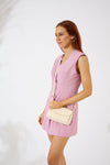 Vegan PU Leather Malibu Crossbody - Ivory