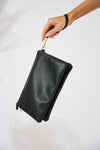 Vegan PU Leather Coral Springs Crossbody - Black