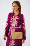 Vegan PU Leather Coral Springs Crossbody - Beige