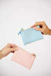 Vegan PU Leather Hamptons Wallet - Light Pink
