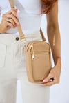 Vegan PU Leather Key West Phone Bag - Beige