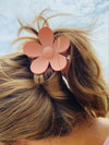 Claw Clip - Flower - Peach