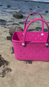 Aloha Vegan Tote Bag - Bubblegum Pink - Large