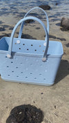Aloha Vegan Tote Bag - Light Blue - Large