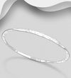 Positano Hammered Twist Bangle