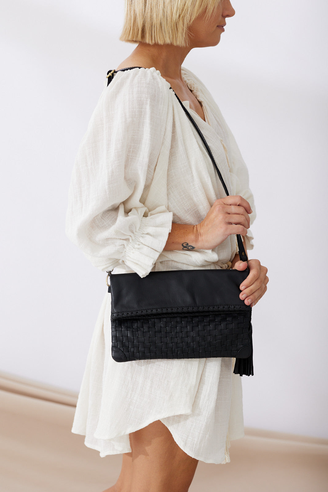 Canggu Woven Bag - Black