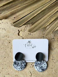 Tulum Abstract Clay Earrings - River