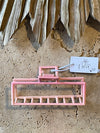 Claw Clip Metal - Marshmallow Ombré - Rectangle