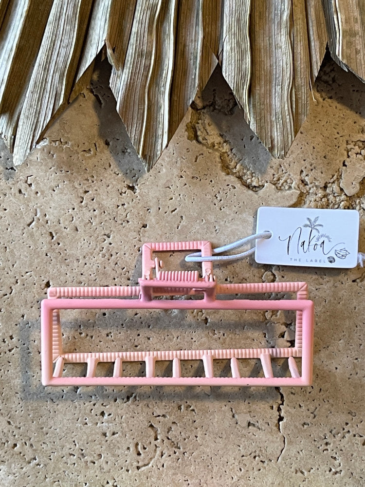 Claw Clip Metal - Marshmallow Ombré - Rectangle