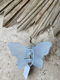 Claw Clip - Frosted Butterfly - Ice Blue