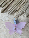 Claw Clip - Frosted Butterfly - Pink