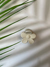 Claw Clip - Mini Flower - Beige
