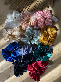 Scrunchie - Satin - Wine