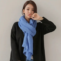 Cotton Scarf - St Ives - Blue