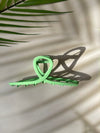 Claw Clip Metal - Lime Green - Loop