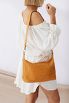 Lombok Woven Hobo Bag - Tan