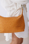 Lombok Woven Hobo Bag - Tan