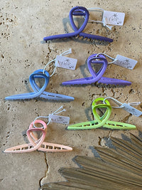 Claw Clip Metal - Grape - Loop