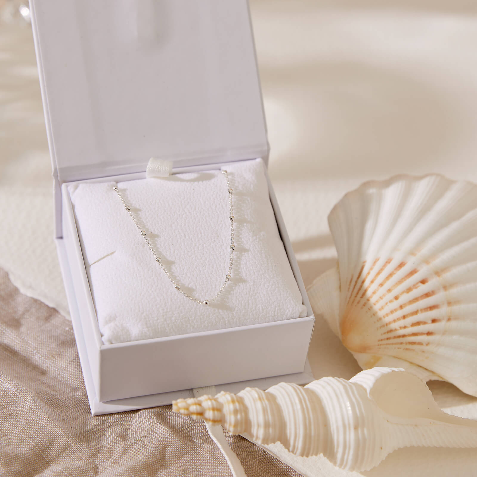 Portofino Silver Ball Necklace