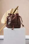 Marrakesh Bucket Bag - Chocolate - Diamond