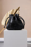 Marrakesh Bucket Bag - Black - Diamond