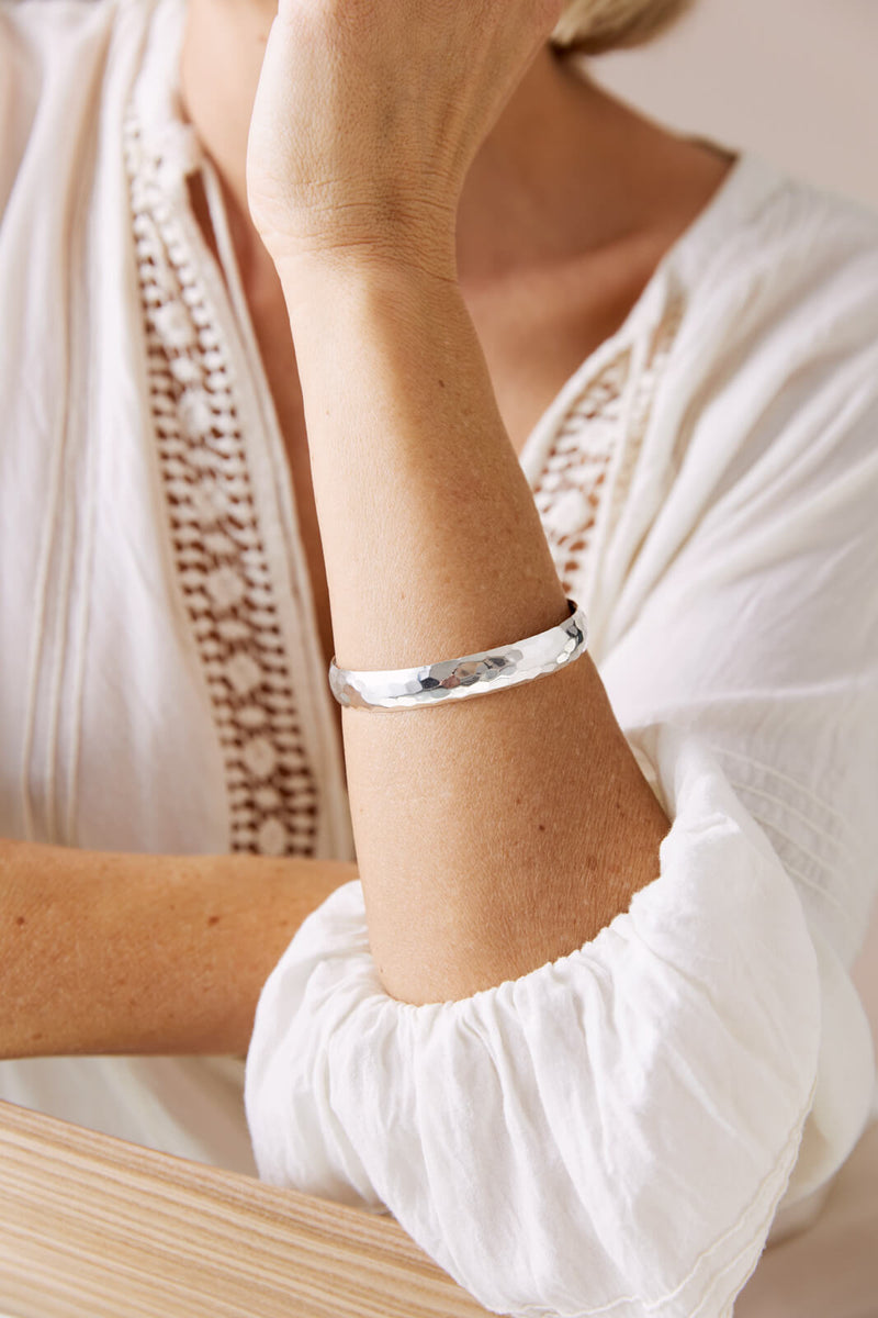 Sorrento Hammered Cuff Nakoa The Label