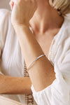 Positano Hammered Twist Bangle