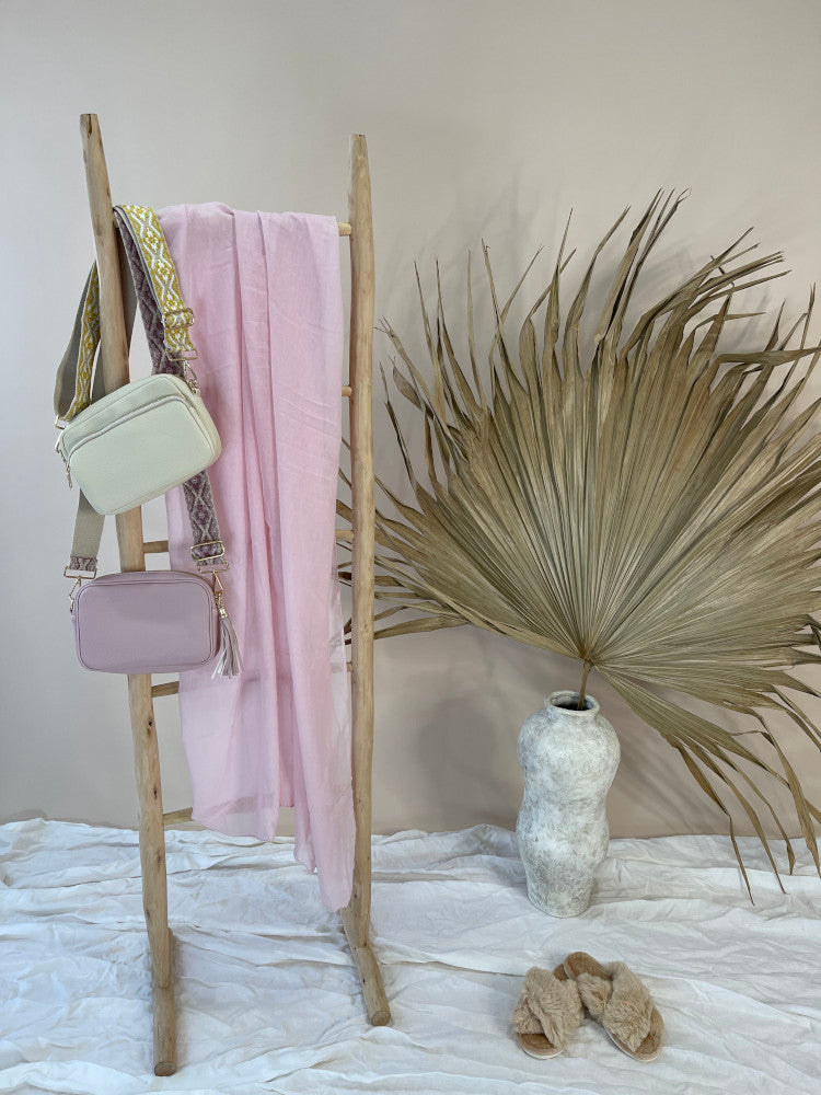 Cotton Scarf - St Ives - Pink