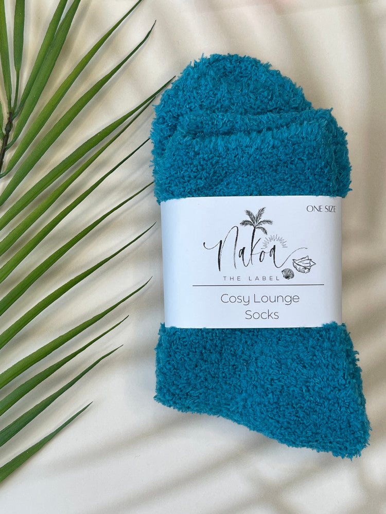 Cosy Lounge Socks - Aspen - Teal
