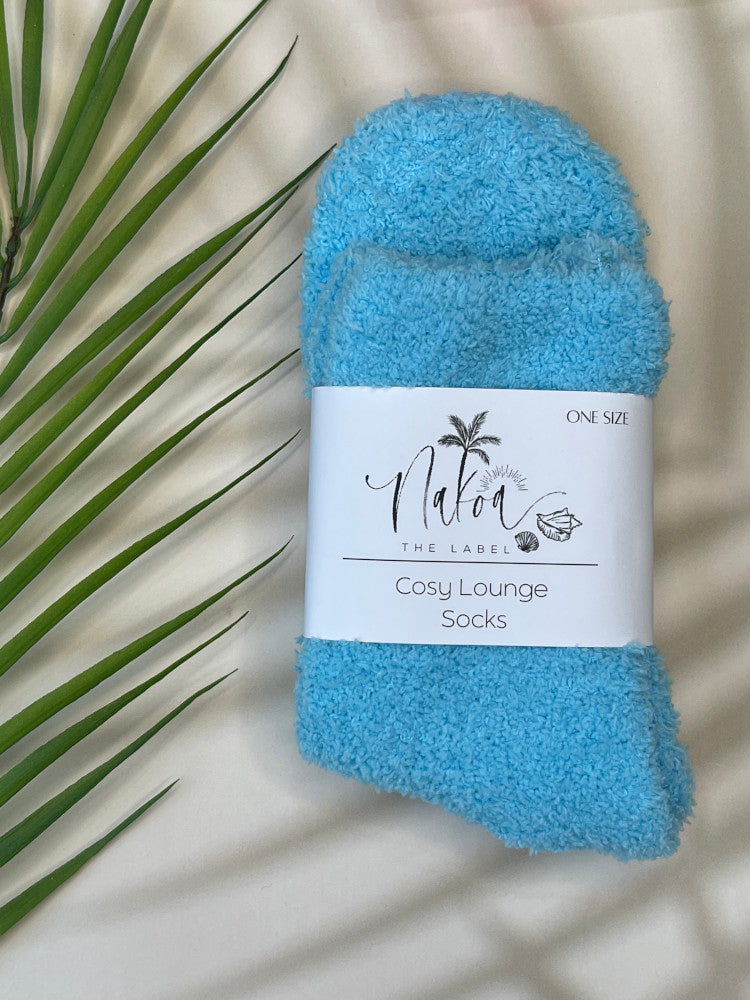 Cosy Lounge Socks - Aspen - Blue