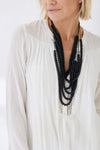 Timber Bead Necklace - Waimea - Black
