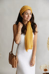 Scarf ~ French Riviera ~ Light Mustard