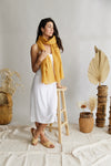 Scarf ~ French Riviera ~ Light Mustard