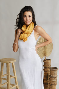 Scarf ~ French Riviera ~ Light Mustard