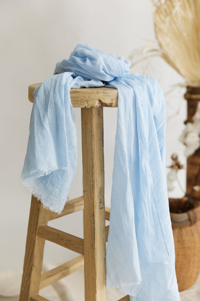 Scarf ~ French Riviera ~ Light Blue